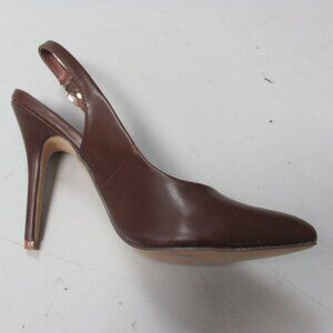 Riverberry Lucy Khaki Brown Stiletto Slingback Pointed Toe Pumps Size 8